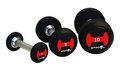 GymGear Rubber Solid Ends Dumbbells Sets (up to 50kg) - Best Gym Equipment