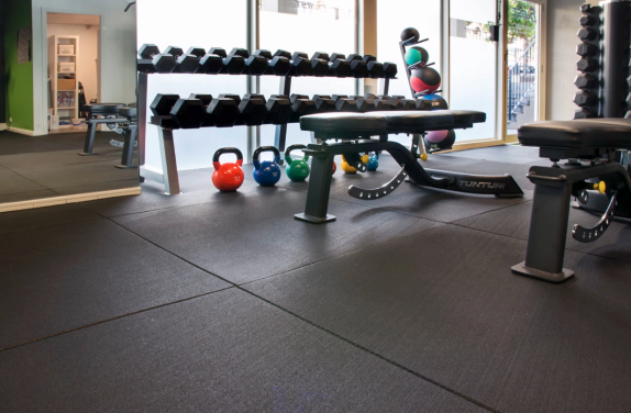 Swiss Barbell Rubber Gym Flooring 1m X 1m (10 Pack)