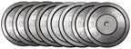 York Olympic Bumper Plate Set - 200kg