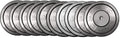 York Olympic Bumper Plate Set - 150kg