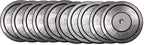 York Olympic Bumper Plate Set - 150kg