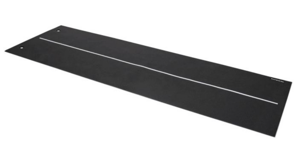 Physical Company Club Yoga Mat with Central Posture Line - Black
