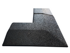 Flatline Black Rubber Gym Flooring 1m x 1m 20mm