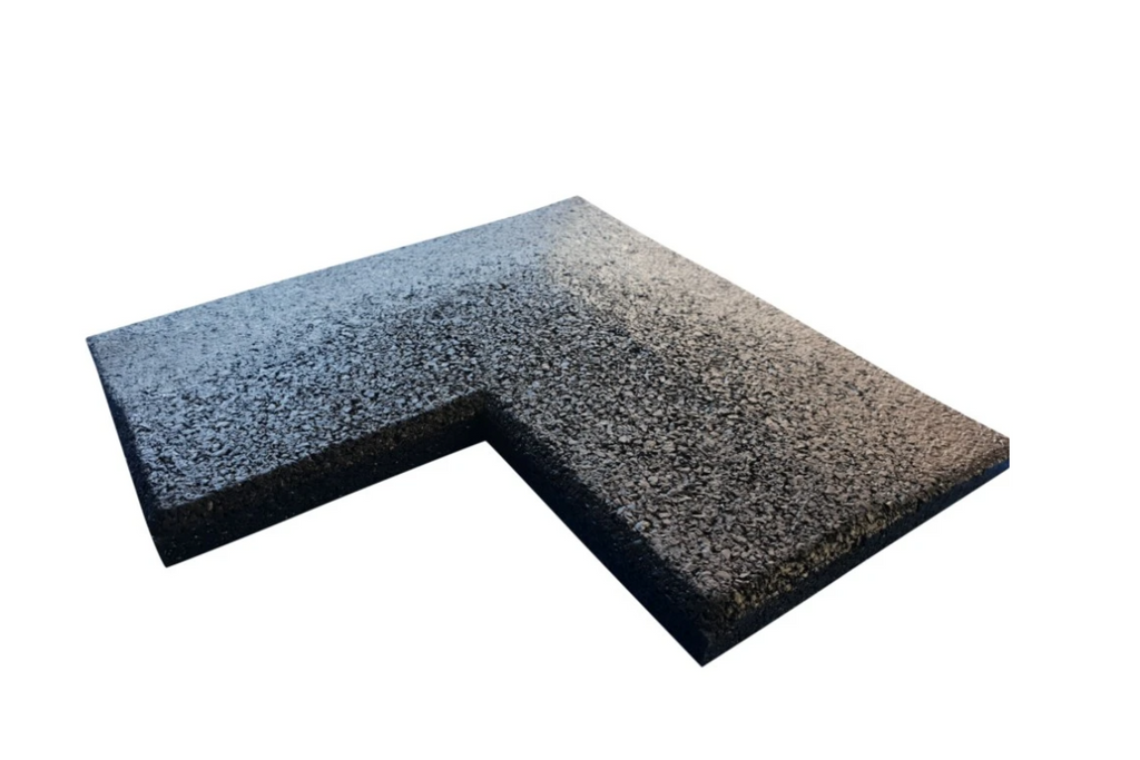 Flatline Black Rubber Gym Flooring 1m x 1m 20mm