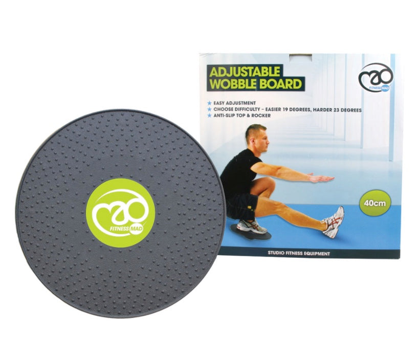 Fitness Mad 40cm Adjustable Wobble Board