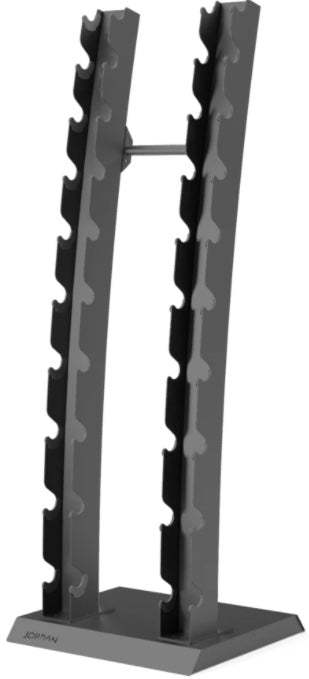 Jordan Classic Rubber Dumbbell set 2-20kg with Vertical Rack