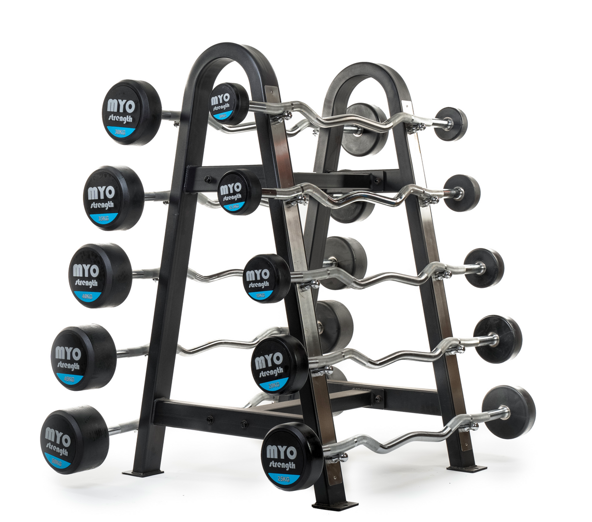 MYO Strength 10 Bar Double Sided Barbell Rack
