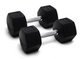ZIVA XP Hex Rubber Dumbbells (pairs)