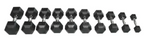 Swiss Barbell 2.5kg - 30kg Rubber Dumbbell Set