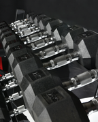 Swiss Barbell 2.5kg - 30kg Rubber Dumbbell Set
