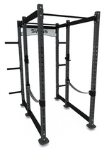 Swiss Barbell Power Rack with Plate Storage