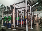 Swiss Barbell Power Rack with Plate Storage
