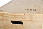 Swiss Barbell Wooden Plyo Box 3 in 1