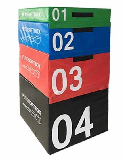 Swiss Barbell Stackable Soft Plyo Boxes