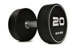 Swiss Barbell Urethane Dumbbell Set 2.5kg-50kg with Rack