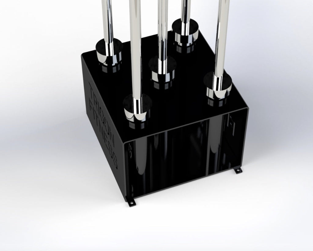 Trigon Olympic Bar Box Holder