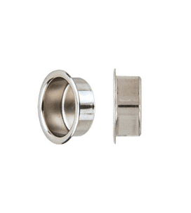 CRL Nickel Plated Sliding Door Push-In Finger Pulls - 803XNP
