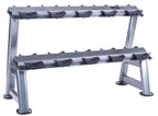 Jordan Premium Urethane Dumbbell Set 2.5-50kg with Horizontal Racks