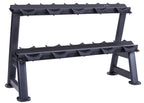Jordan Premium Urethane Dumbbell Set 2.5-50kg with Horizontal Racks