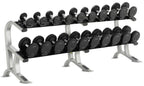 York Pro-Style Dumbbell Set 2.5kg - 50kg with Racks
