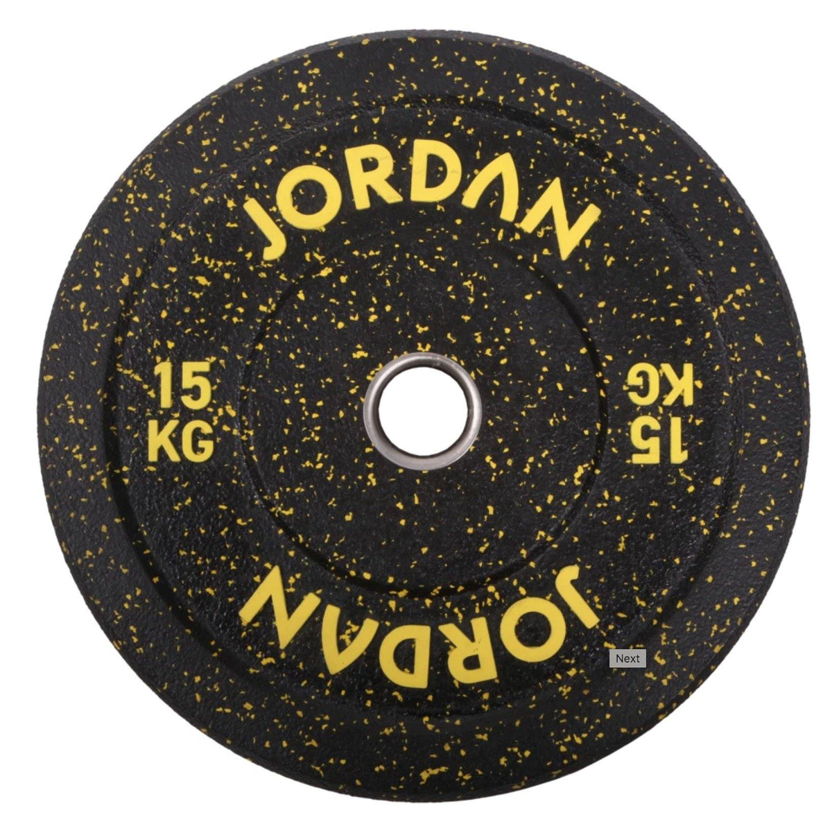 Jordan HG Black Rubber Bumper Plate - Coloured Fleck - 150kg Set