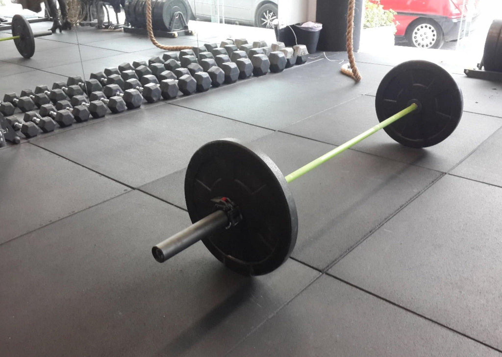 Flatline Black Rubber Gym Flooring 1m x 1m x 30mm