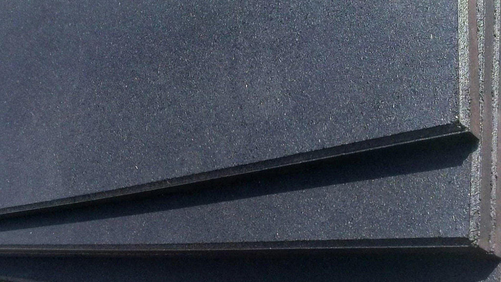 Flatline Black Rubber Gym Flooring 1m x 1m x 30mm