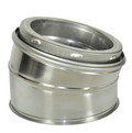 6-Inch Chimney Pipe Elbow Kit - 15 Degree Offset