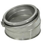6-Inch Chimney Pipe Elbow Kit - 15 Degree Offset
