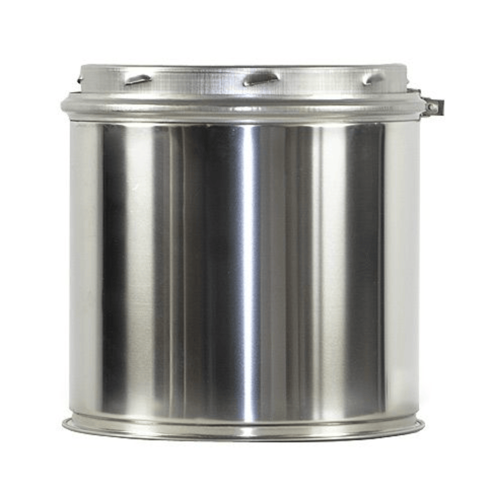 6-Inch Chimney Pipe x 8-Inch Length (Class A Stainless Steel)