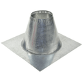 6-Inch Ventilated Roof Flashing - Flat Roof