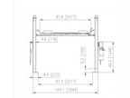 Daytona LFPP9 9,000lb Capacity Four Post Parking Lift