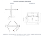 Daytona LTPF12 12,000LB Capacity Baseplate Two Post Lift
