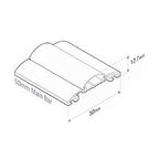 Sunwood Screw-Down 50mm Main Glazing Bar