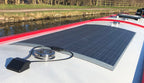 160W Self-Adhesive Monocrystalline Fibreglass Semi-Flexible Solar Panels - MC4 connectors