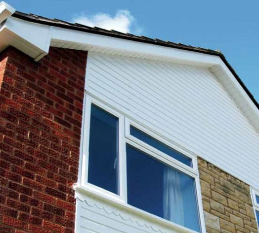 uPVC External Shiplap Cladding - White