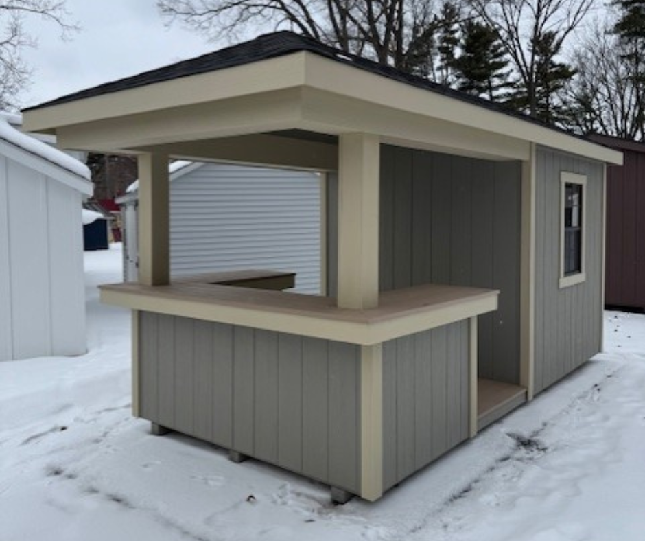 8' X 16' DURATEMP POOL BAR - CLAY