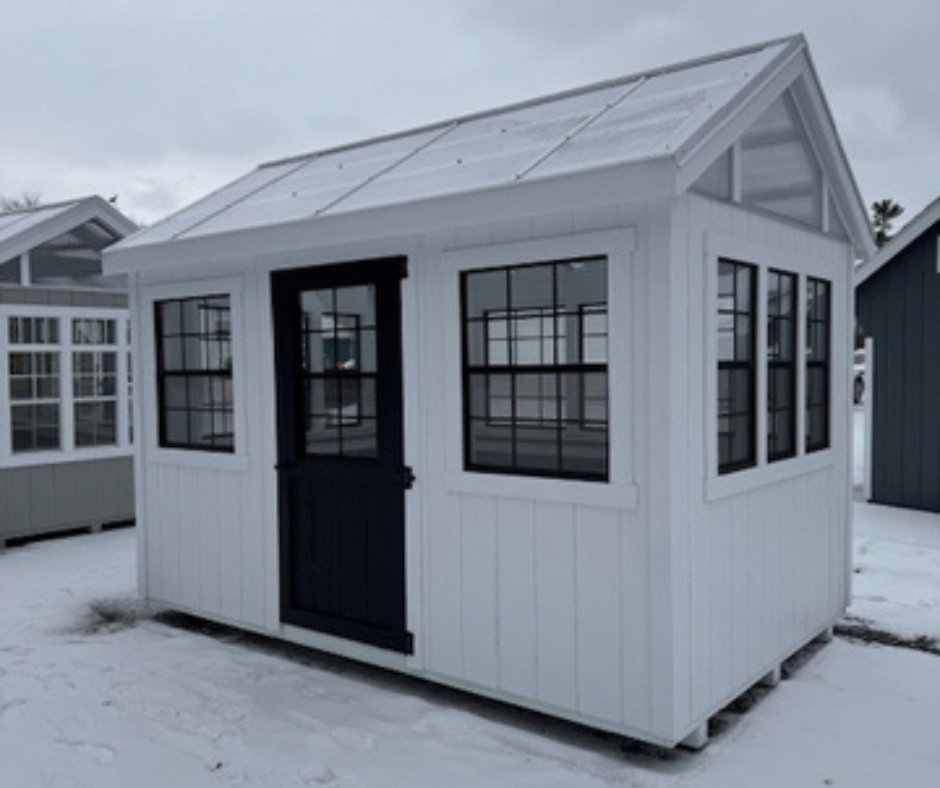 8' X 12'  GREENHOUSE - WHITE