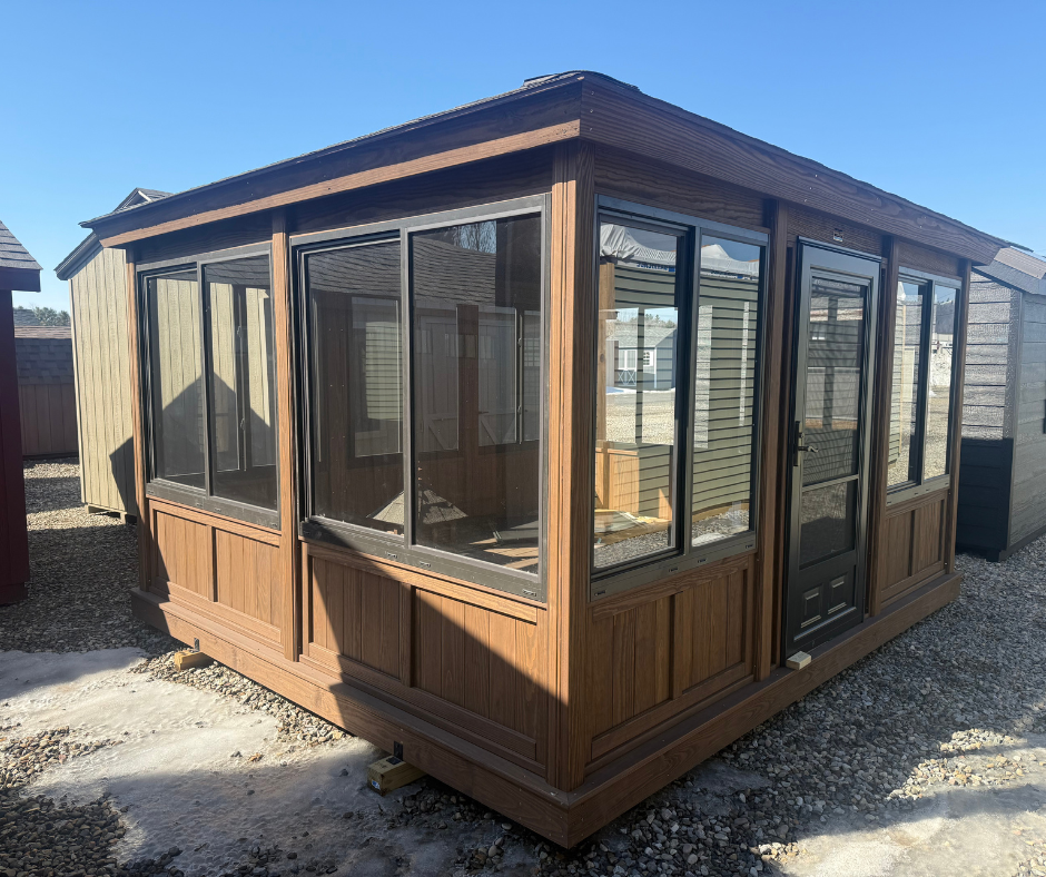 12' X 14' PRESSURE TREATED TEAHOUSE - BROWN