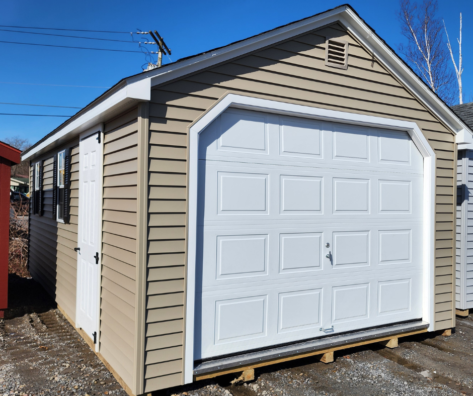 12' x 24' VINYL STANDARD GARAGE - CLAY