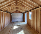 12' x 24' VINYL STANDARD GARAGE - CLAY