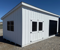 12' x 24' LP SMARTPANEL B&B CLASSIC GARAGE - WHITE