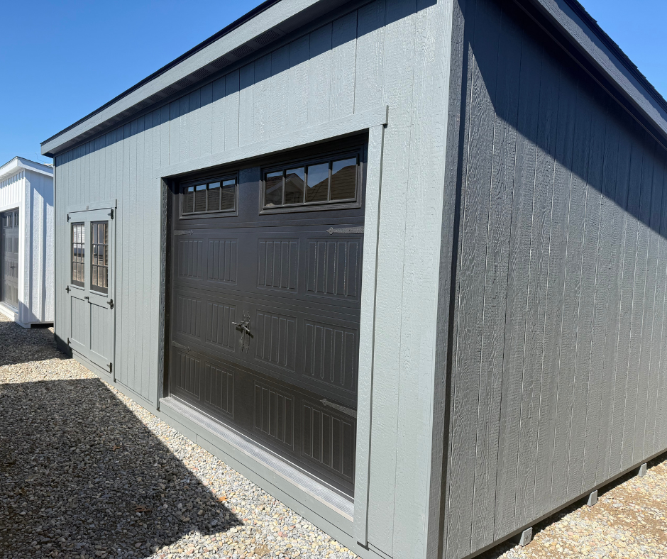 12' x 24' LP SMARTPANEL CLASSIC GARAGE - DARK GRAY