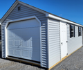 12' x 24' VINYL STANDARD GARAGE - LIGHT GRAY