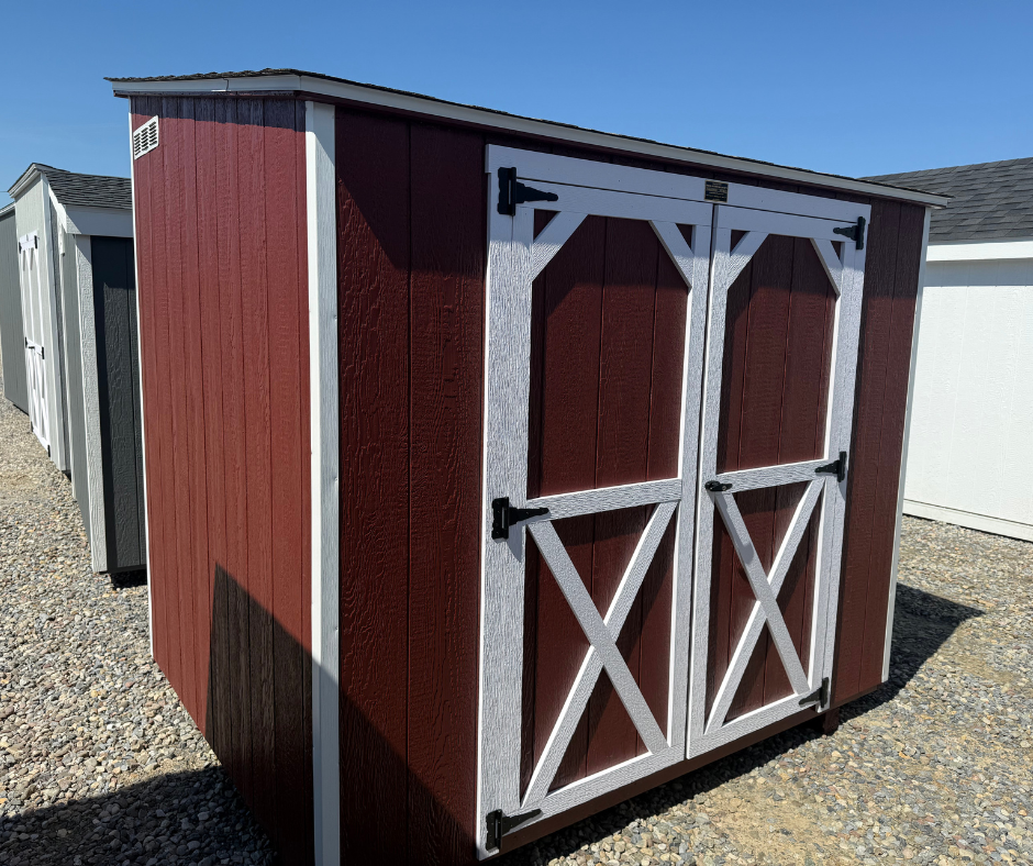6' X 8' DURATEMP STANDARD LEAN-TO - RED