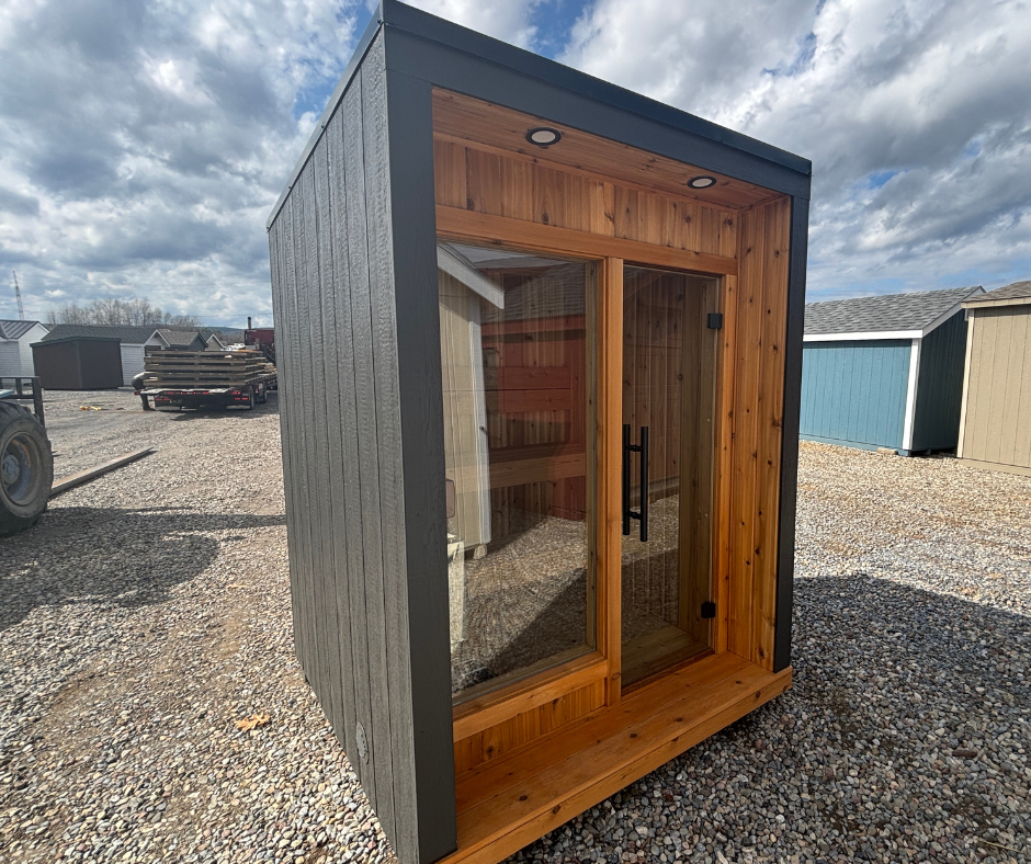 6' X 6' STUDIO SAUNA LP SMARTSIDE- IRON ORE