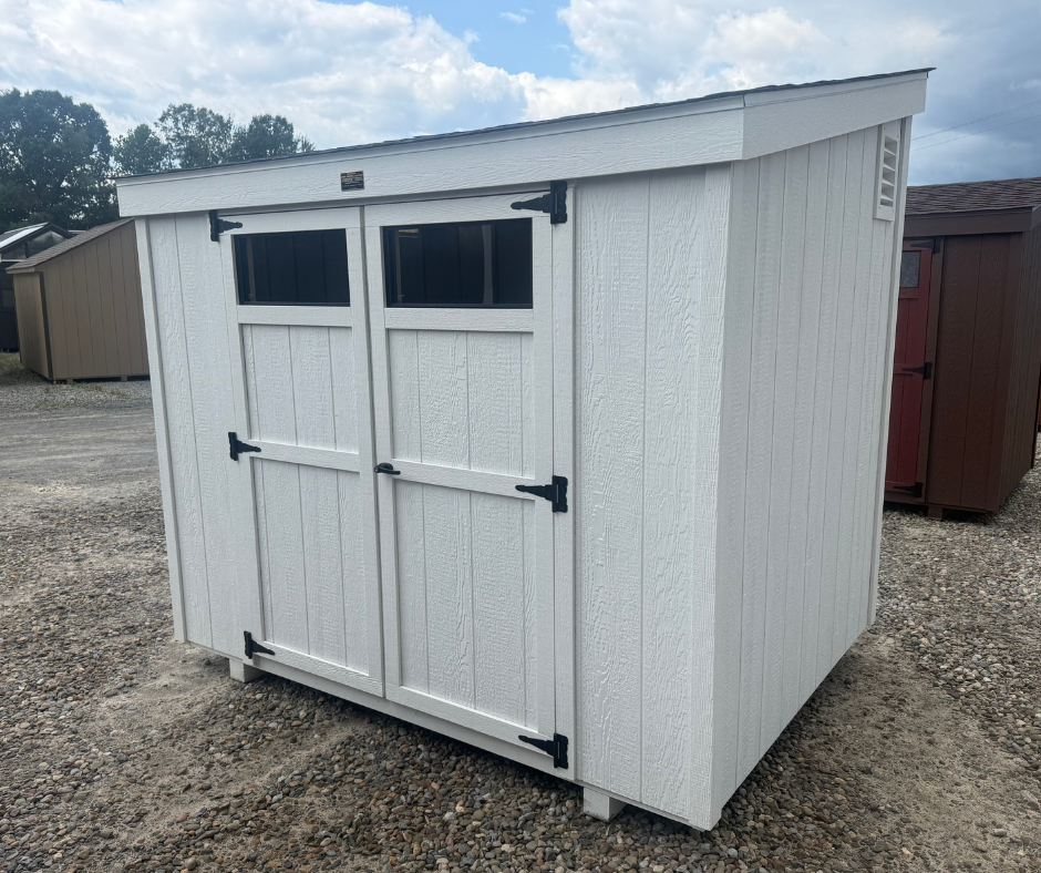 6' X 8' DURATEMP NEW ENGLAND LEAN-TO - WHITE
