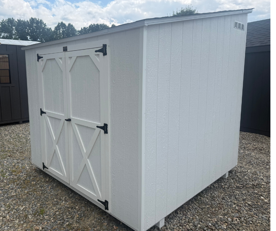 8' X 8' DURATEMP LEAN-TO - WHITE