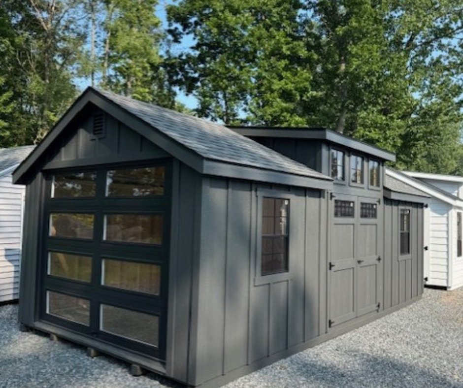12' X 24' DURATEMP B&B NEW ENGLAND GARAGE - IRON ORE