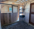 10' X 18' B&B RUSTIC STALL BARN - RUSTIC CEDAR
